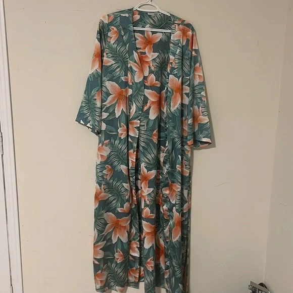Tropical print duster - Picture 1 of 4